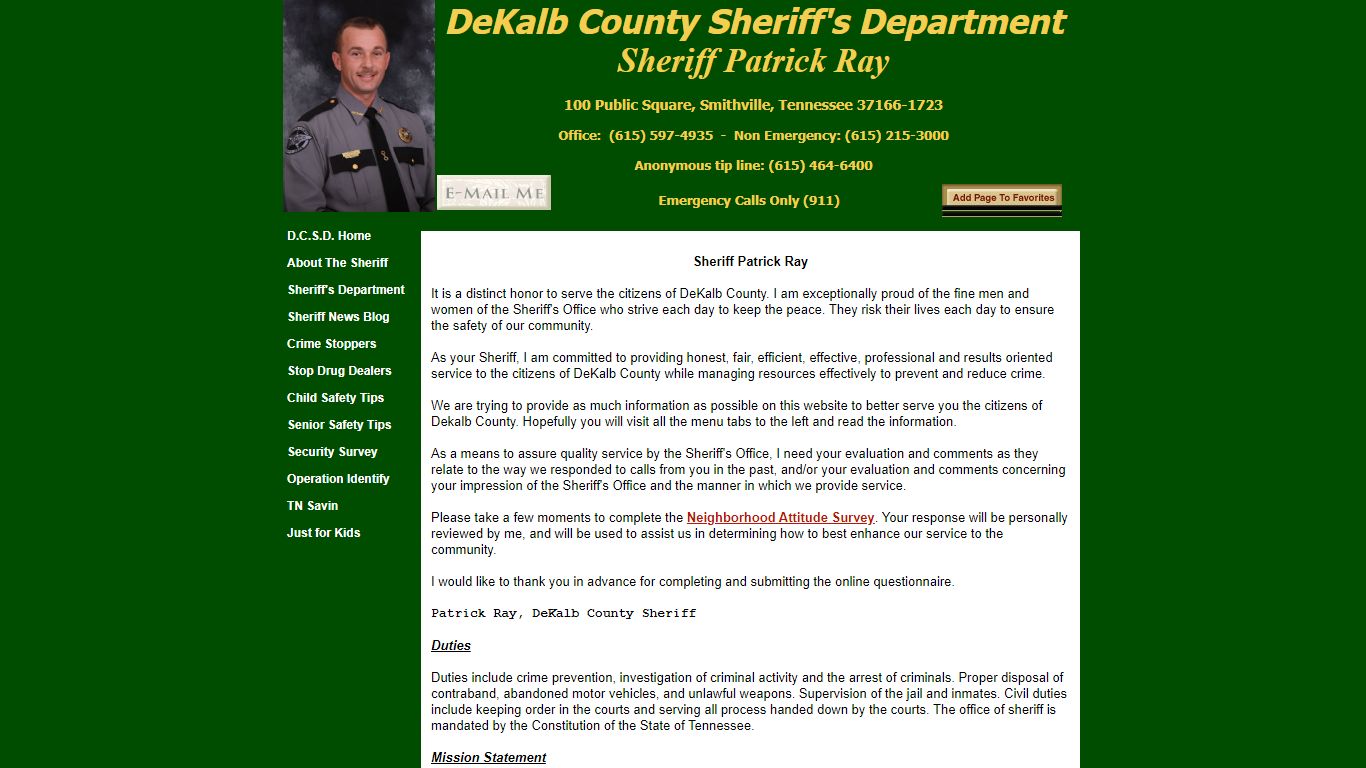 DeKalb County Sheriff's Dept.